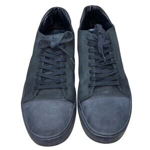OSKLEN Soho All Black Leather Sneakers    Size: US 11.5